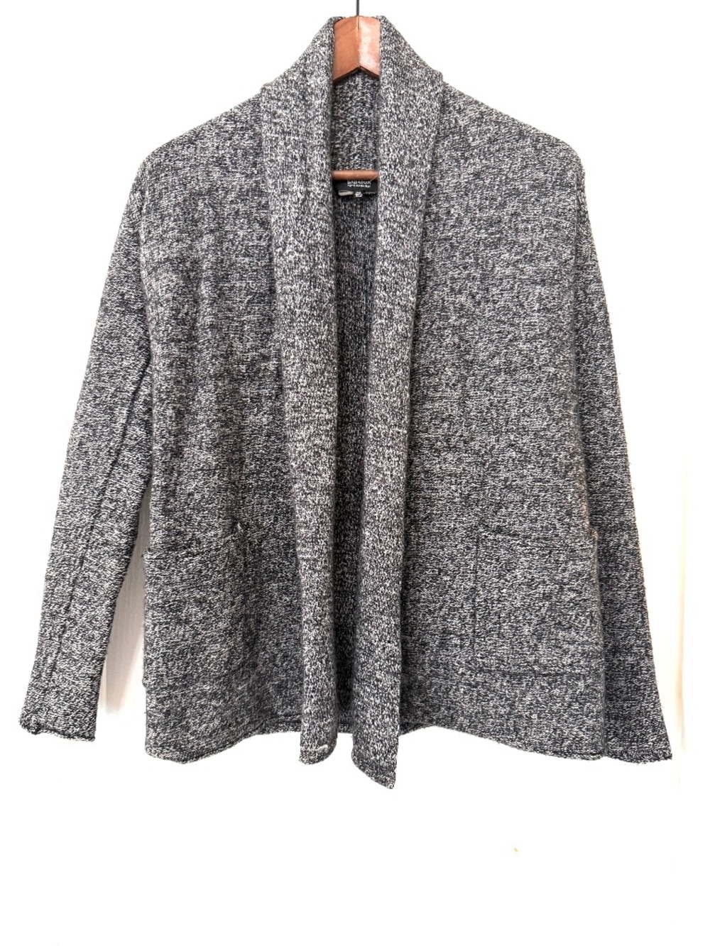 Aritzia Babaton Beekman Marled Open Cardigan Wool Cashmere XXS Grey